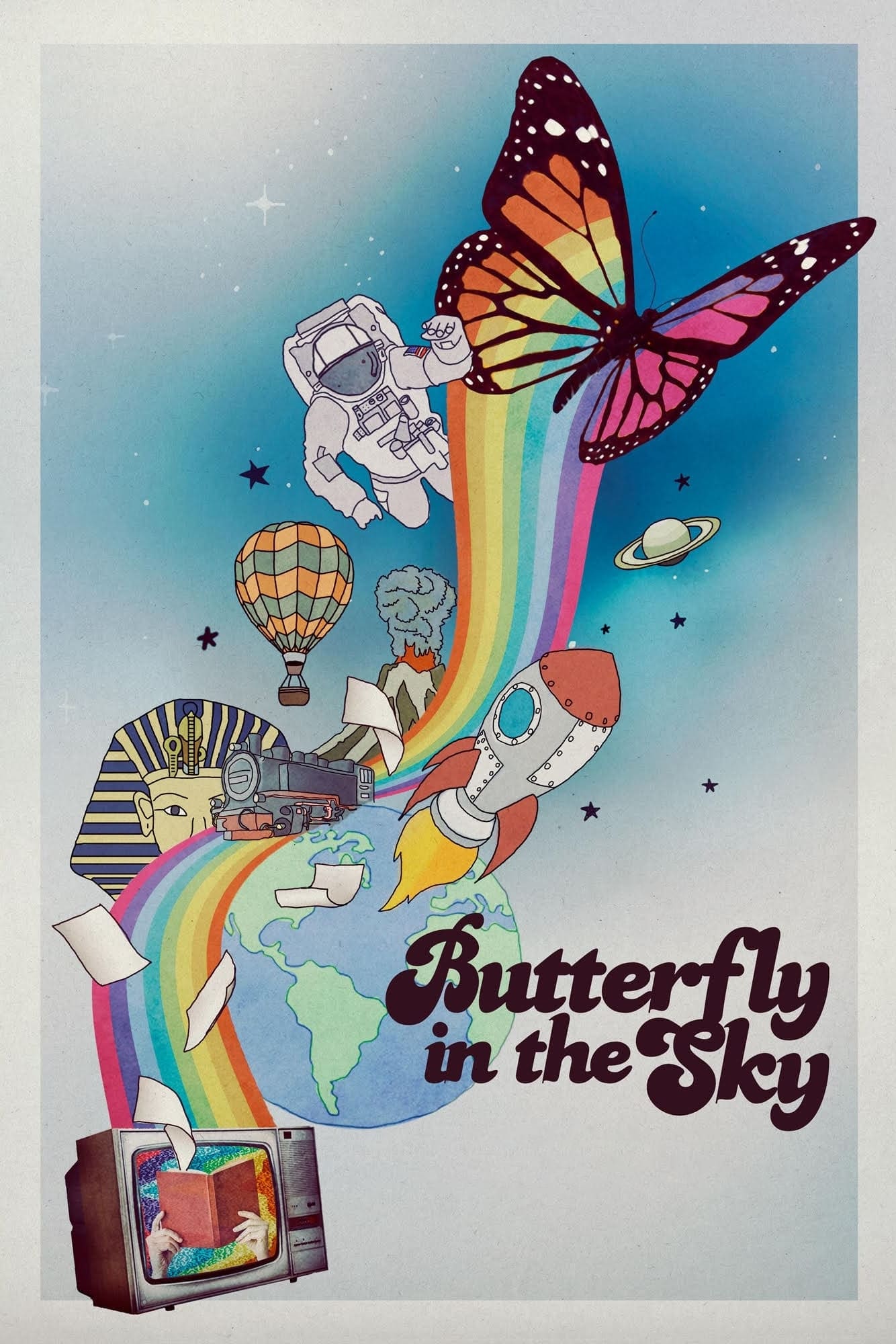 Постер Butterfly in the Sky